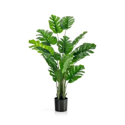 Freeport Park® 60'' Faux Palm Tree in Planter, Home Decorative Faux Plant & Reviews | Wayfair
