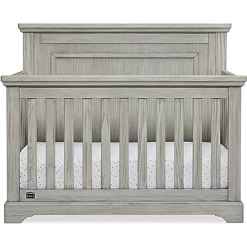 Delta Children Simmons Kids SlumberTime Paloma 4-in-1 Convertible Baby Crib - Greenguard Gold Certified, Rustic Mist