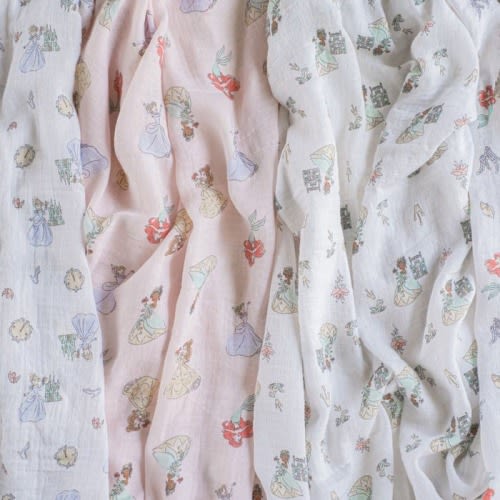 Disney Princess Cotton Muslin Swaddle 4pk | aden + anais