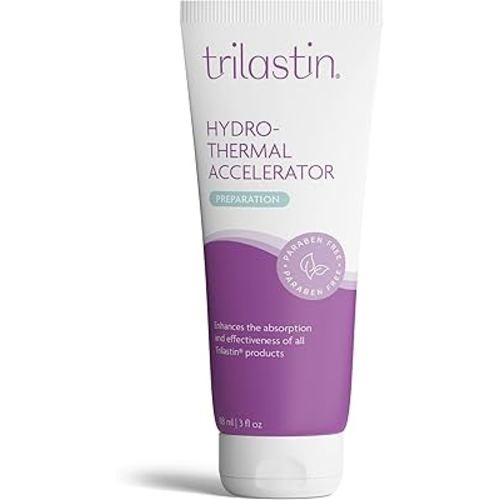 TriLASTIN Hydro-Thermal Accelerator - Moisturizer (3oz / 88ml) | Vitamin-Infused Skin Serum | Pregnancy and Postpartum Skin Care for Stretch Mark Prevention | Hypoallergenic and Paraben-Free Formula