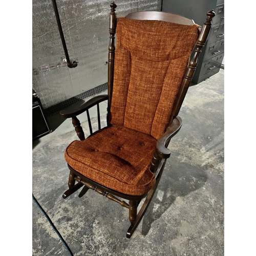 Dark Wood Rocking Chair