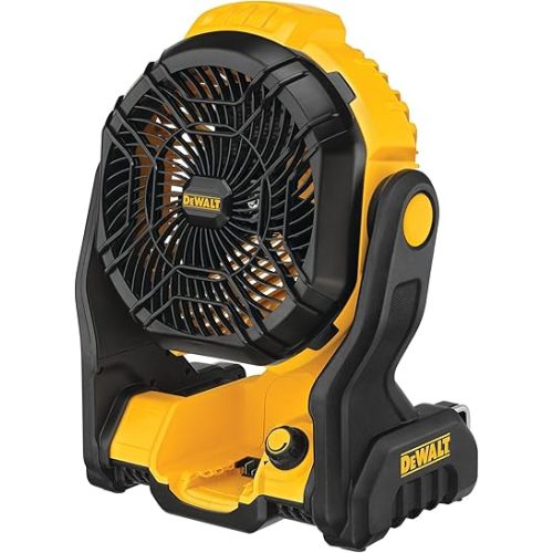 DEWALT 20V MAX Jobsite Fan, Cordless, Portable, Bare Tool Only (DCE512B)