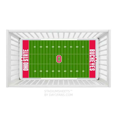 Ohio State Buckeyes StadiumSheets™ Crib Sheets
