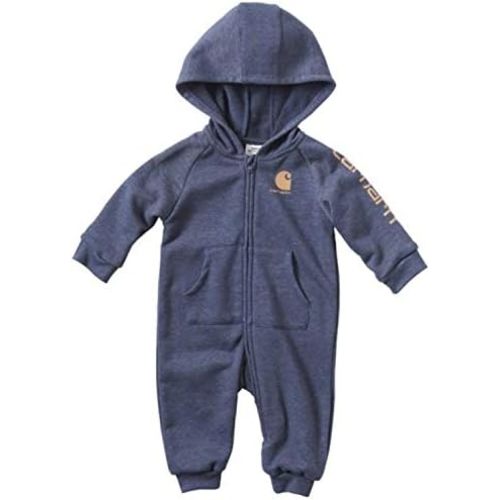 Carhartt Baby Boys' Long-Sleeve Zip-Front Hooded Coverall