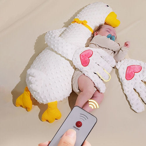 Baby Patter for Sleep, Baby Butt Patter for Sleep, 2025 New 23.6 in Baby Startle Prevention Sleep Aid Companion, Third Gear Adjustable Simulation of Mother's Automatic Palm Slapping