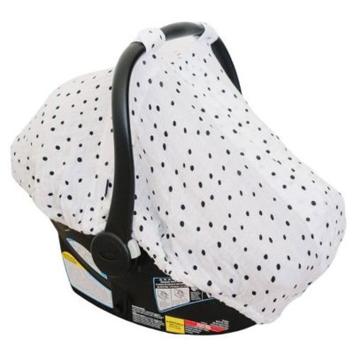 Bebe au Lait Muslin Car Seat Cover - Dottie