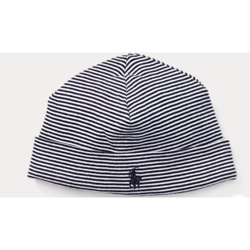 Baby Boy's Striped Cotton Hat | Ralph Lauren