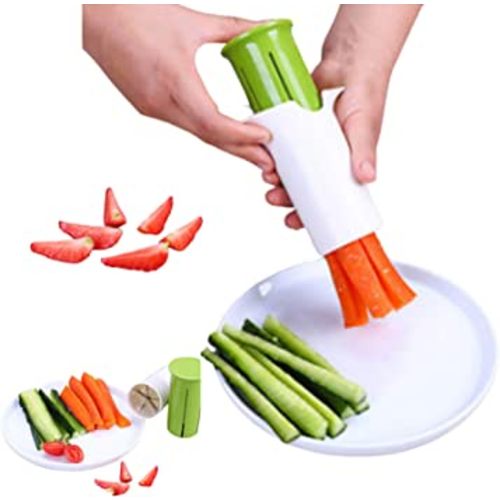 Cucumber Slicer, Strawberry Slicer, Grape Slicer, Carrot Cutter, Potato Cutter, Creative Kitchen Tools, Multi-Function Fruit And Vegetable Slicer, Fruit Salad Making Pizza Fruit Dispenser