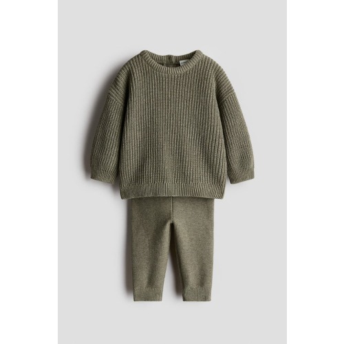 2-Piece Cotton Knit Set