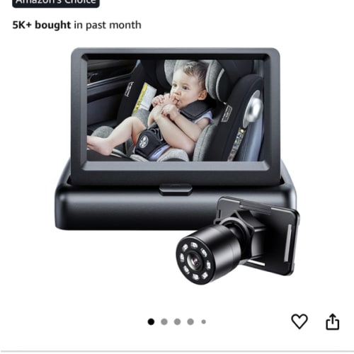 Amazon.com: Itomoro Baby Car Mirror, View Infant in Rear Facing Seat with Wide Crystal Clear View,360° Rotation Plug and Play Easy Install baby car monitor 1080p : Baby