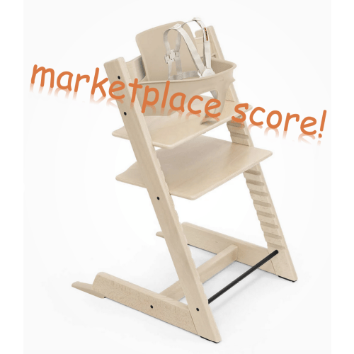 Stokke Tripp Trapp Toddler High Chair: Adjustable High Chair