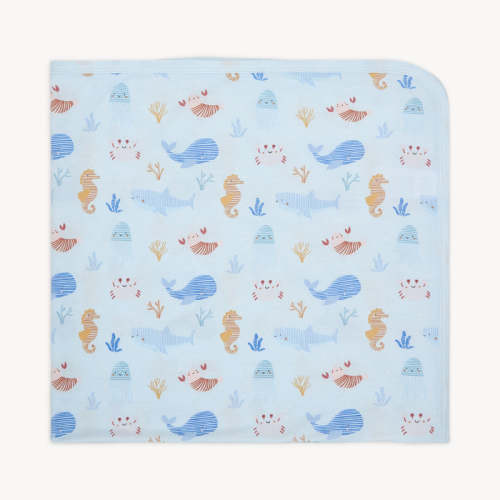 deep sea jubilee modal baby blanket