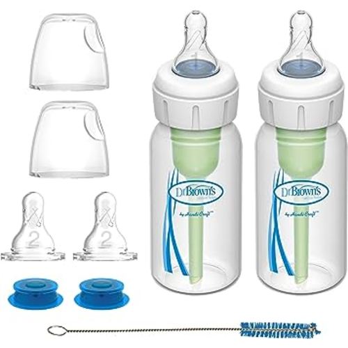 Dr. Brown's Options+ Bottle Specialty Feeding Set, 4oz/120mL, 2-Pack, 0m+