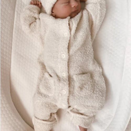 Luna + Luca Cozy Teddy Pocket Jumpsuit