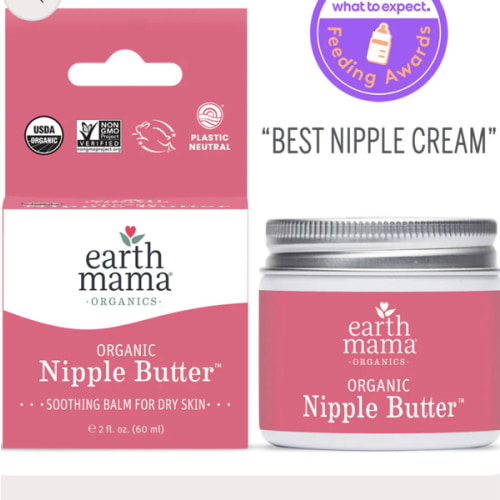 Organic Nipple Butter Breastfeeding Cream | Earth Mama