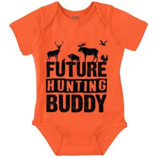 Brisco Brands Future Hunting Buddy Little Hunter Baby Romper Boys or Girls