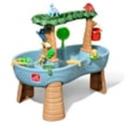 Step2 Dino Showers Multi-color Plastic Water Table for Toddlers with 13-Piece Playset