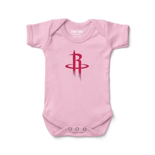 Houston Rockets Chad & Jake Newborn & Infant Primary Logo Bodysuit - Pink