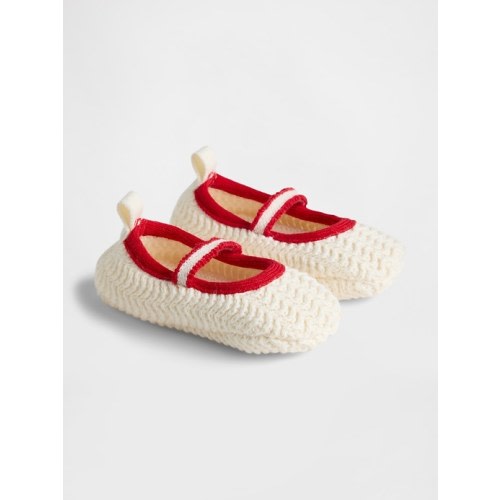 Baby Crochet Mary Jane Shoes