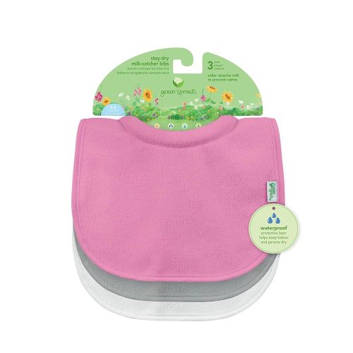 Green Sprouts Stay-dry Milk Catcher Bibs