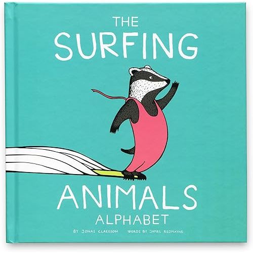 The Surfing Animals Alphabet Hardcover – January 1, 2015