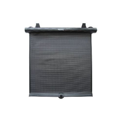 Hoovy Extra Wide Retractable Car Roller Shade - Black