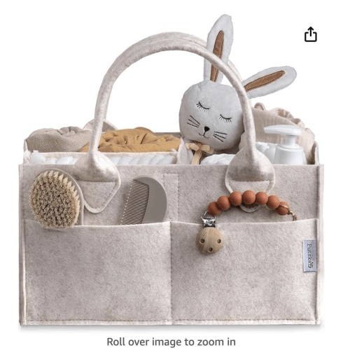 Putska Baby Diaper Caddy Organizer - Gift Registry for Baby Shower, Nursery Organizer, Neutral Baby Gift Basket, Changing Table Organizer (Diaper Caddy) : Amazon.sg: Baby Products