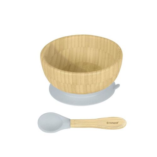Octopod® Bamboo Baby Suction Bowl