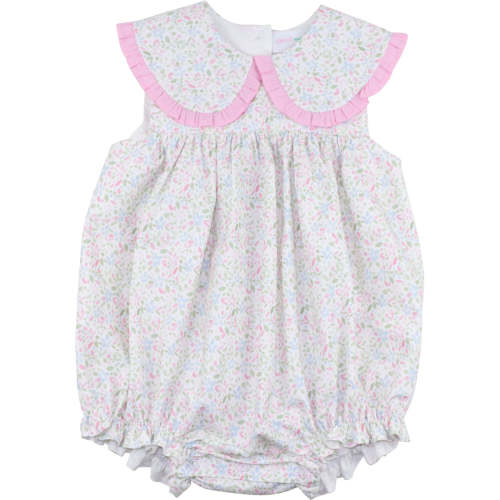 Pink And Green Floral Bubble