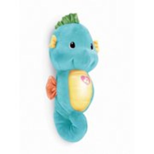 Fisher-Price Soothe & Glow Seahorse, Blue, with Lights & Sounds