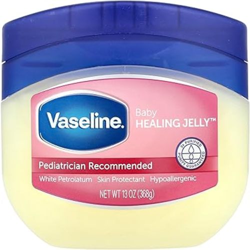 Vaseline Petroleum Jelly Baby Skincare Treats Dry Skin and Prevents Chaffed Skin From Diaper Rash Protective & Pure Hypoallergenic and Gentle on Skin 13 oz
