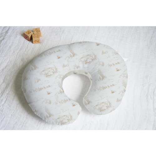 Vintage Bear Toile Nursing Pillow Cover  with Personalization Option