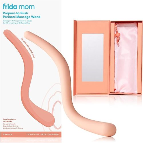 Frida Mom Prepare-to-Push Perineal Massage Wand, Labor and Delivery Essentials for Labor Prep