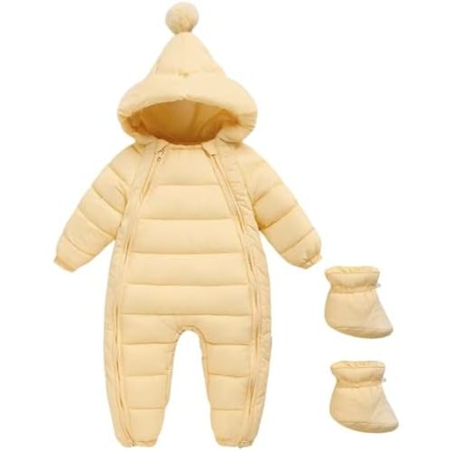Ohrwurm Baby Cotton Down jackets Snow Wear Hoodie Jumpsuit Winter Double Zip Up Snowsuit