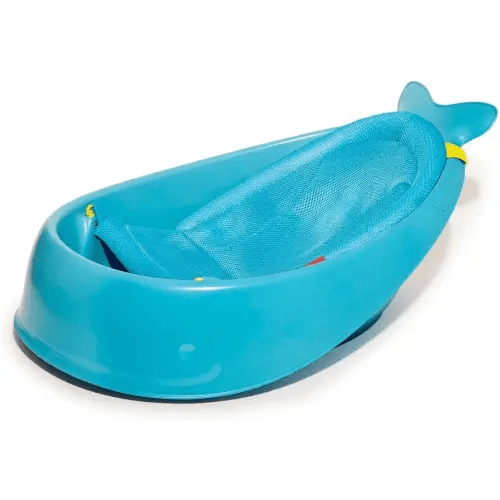 Skip Hop Infant Bath Tub 3-Stage Grow With Baby Smart Sling MOBY Bathtub Blue Age 0+