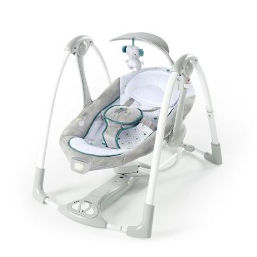 Ingenuity Convertme 2-in-1 Compact Portable Baby Swing 2 Infant Seat - Nash