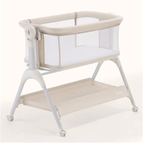 HARPPA Cuddly Sway | 3-in-1 Rocking Baby Bassinet & Bedside Sleeper with Anti-Reflux Mattress for Newborns | Attaches to Bed, Adjustable Height, Tool-Free Setup, Portable Wheels, CPSC Certified, Gentle Rocking Motion | Ideal for Infants, Safe Co-Sleeping