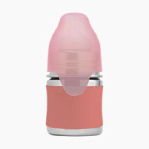 Pura Infant Stainless Steel Bottle - Rose, 5oz