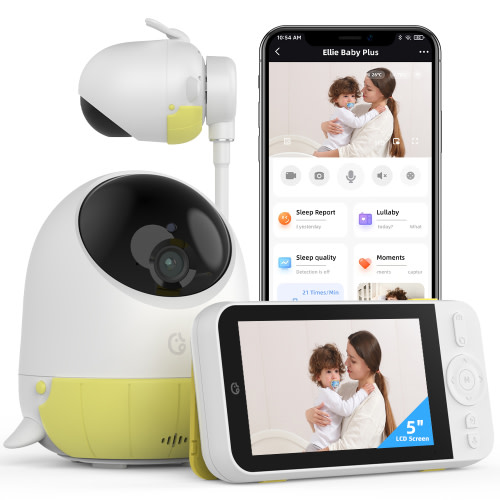 Ellie A.I. Smart Baby Monitor Pro For Baby's Sleep, Safety, Memories | Elliehello.com