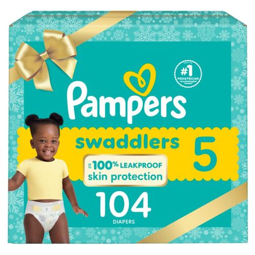 Pampers Swaddlers Active Baby Diapers Pack - Size 4 - 120ct