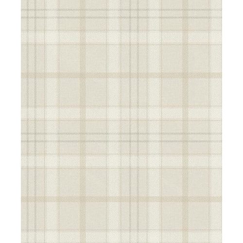 NextWall Tailor Plaid Peel and Stick Wallpaper (Neutral)