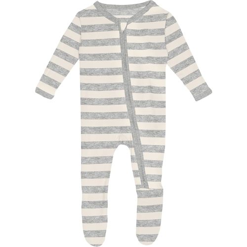 KicKee Baby Footie with 2 Way Zipper, Vicose from Bamboo Boy or Girl Baby Clothes From Our Family Fun Collection