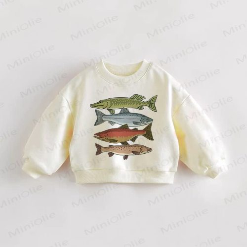 Baby Toddler Different Fish Sweatshirt