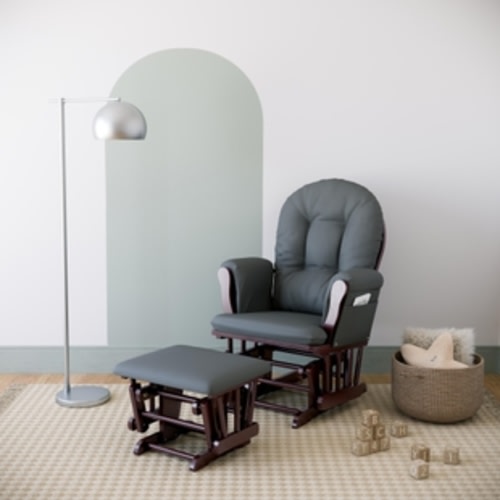 Storkcraft Hoop Glider and Ottoman
