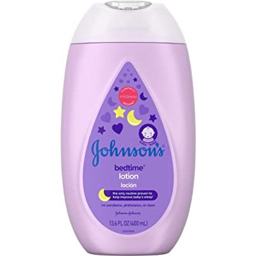 Johnson's Baby Bedtime Lotion with Natural Calm Essences Hypoallergenic & Paraben Free, 13.6 Fluid Ounce