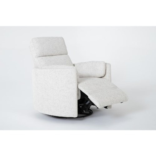 Rayna Quartz Nursery 40" Power Swivel Glider Recliner | Rocker | USB | Living Spaces