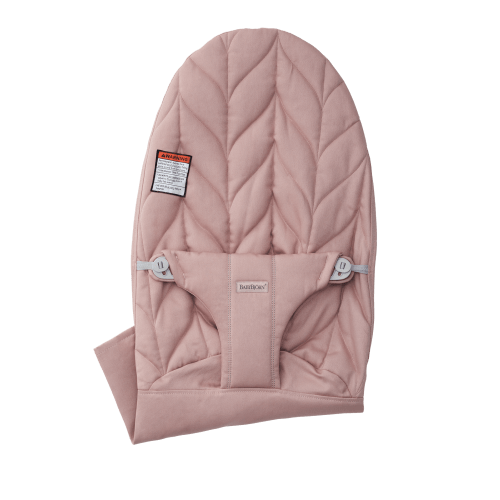 Extra Fabric Seat for Bouncer Bliss: Dusty pink - Woven, Petal quilt