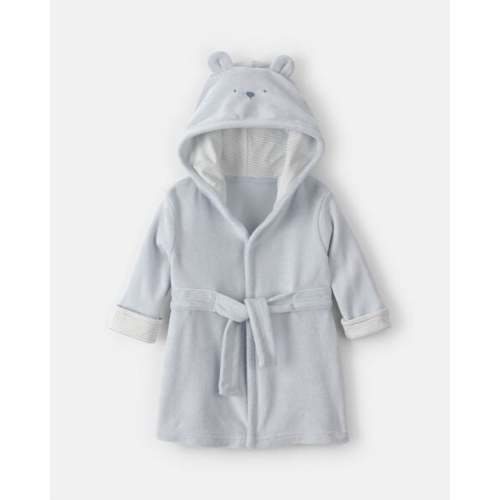 Baby Bear Terry Robe - Blue | Carter's