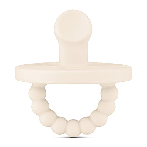Ryan & Rose Cutie PAT Pacifier Teether (Slant, Ivory)