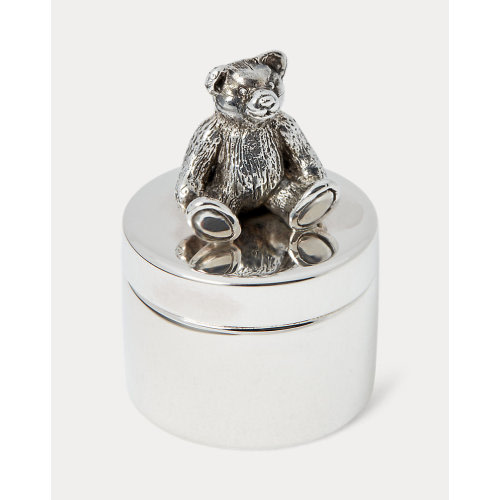 Bear Sterling Silver Tooth Box